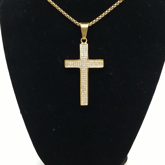 Mans Iced Necklace - Picture 2 of 3